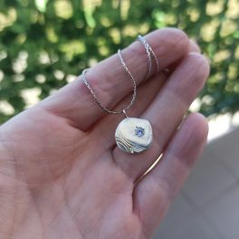 "Nature details - Tanzanit"  ezüst medál