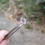 "Nature details - Herkimer gyémánt" ezüst gyűrű