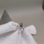 "Nature details - Herkimer gyémánt" ezüst gyűrű