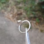 "Nature details - Herkimer gyémánt" ezüst gyűrű