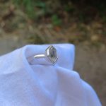 "Nature details - Herkimer gyémánt" ezüst gyűrű