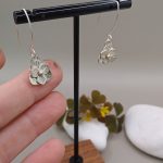 "Nature details - Nyári virág" ezüst fülbevaló