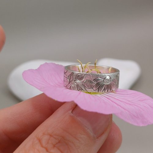 "Nature details - A természet szépségei" ezüst gyűrű