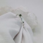"Nature Details - Égi mélység" - kézzel készült ezüst gyűrű zafírral