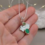 "A természet szíve" ezüst amulett