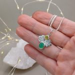 "A természet szíve" ezüst amulett