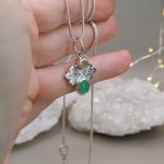 "A természet szíve" ezüst amulett