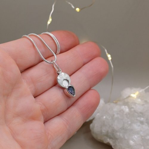 "Luna - Ametiszt" ezüst amulett