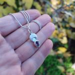 "Luna - Ametiszt" ezüst amulett