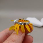 "Nature details - Holdfény" ezüst gyűrű