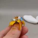 "Nature details - Holdfény" ezüst gyűrű