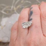 "Apróságok - Mesebeli felhő" félpár ezüst fülbevaló