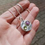 "Nature datails - A víz hullámzása" ezüst talizmán