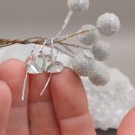 "Szívedbe zárva"  ezüst fülbevaló