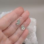 "Szívedbe zárva"  ezüst fülbevaló