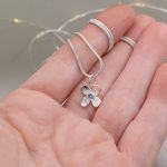 "Nature Details - Virág Tanzanittal" ezüst medál