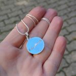 "Nature Details - Végtelen Pillanat" kézzel vésett ezüst talizmán