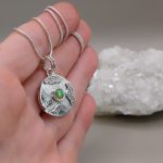 "Nature Details - Végtelen Pillanat" kézzel vésett ezüst talizmán