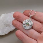 "Nature Details - Végtelen Pillanat" kézzel vésett ezüst talizmán