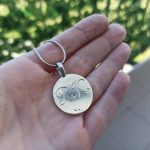 "A természet virágzó szépségei" ezüst talizmán