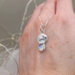 "Luna holdkő" - ezüst amulett