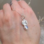 "Luna holdkő" - ezüst amulett