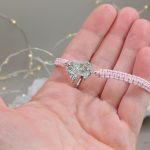 "Lajhár" makramé - ezüst karkötő