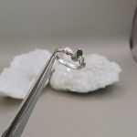 "Nature Details - Örökzöld lehellet" - ezüst gyűrű