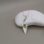 "Nature details - levél" ezüst medál