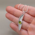 "Nature details - levél" ezüst medál