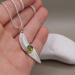 "Nature details - levél" ezüst medál