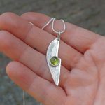 "Nature details - levél" ezüst medál