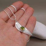 "Nature details - levél" ezüst medál