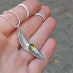 "Nature details - levél" ezüst medál