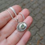 "Nature details - A tenger örökké nyíló virága" ezüst medál
