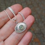 "Nature details - A tenger örökké nyíló virága" ezüst medál