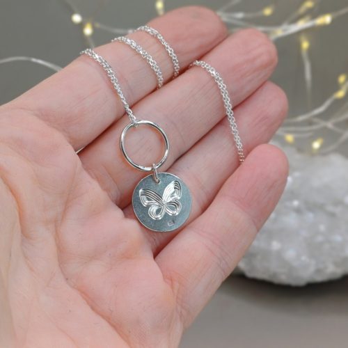 "Lélek Tükör" személyes ezüst talizmán