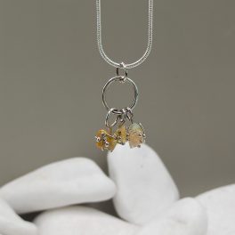 "Nature details - opál" ezüst medál