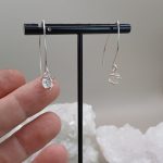 "Nature Details - Herkimer gyémánt" ezüst fülbevaló