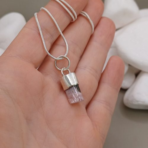 "Nature details - Pink turmalin" medál