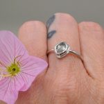 "Nature details - Herkimer" ezüst gyűrű
