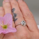 "Nature details - Herkimer" ezüst gyűrű