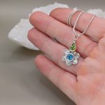 "Nature Details - Az élet virágzása" ezüst amulett