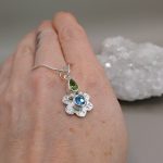 "Nature Details - Az élet virágzása" ezüst amulett