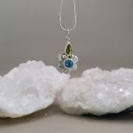 "Nature Details - Az élet virágzása" ezüst amulett