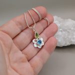 "Nature Details - Az élet virágzása" ezüst amulett