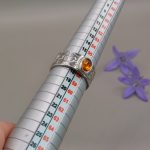 "Nature details - Tűzopál" ezüst gyűrű