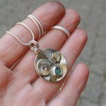 "Nature details - A tenger szelíd ölelése" ezüst talizmán