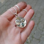 "Nature details - A tenger szelíd ölelése" ezüst talizmán