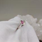 "Tiara gyűrű" - kézzel készült ezüst gyűrű turmalinnal